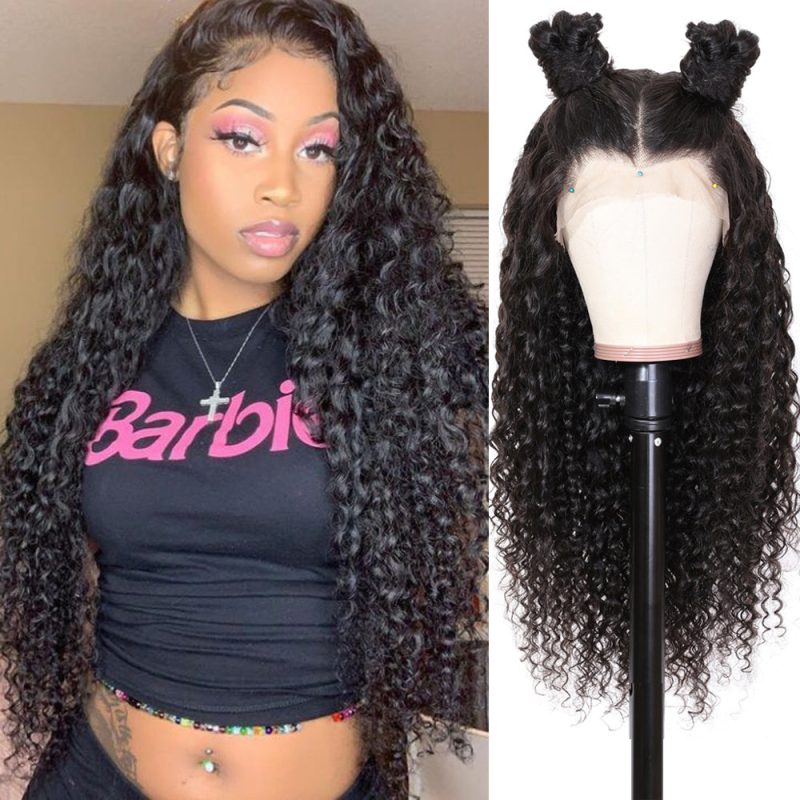 30inchlanghairhumanhairwigdeepwave134lacefrontalclosurewig