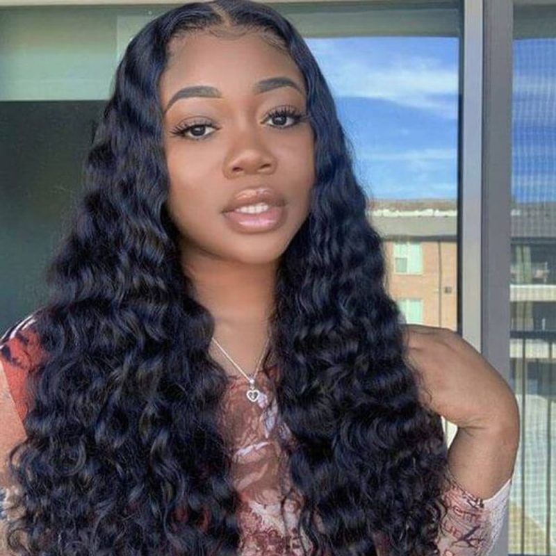 30inchlanghairhumanhairwigloosedeepwave134lacefrontalclosurewig