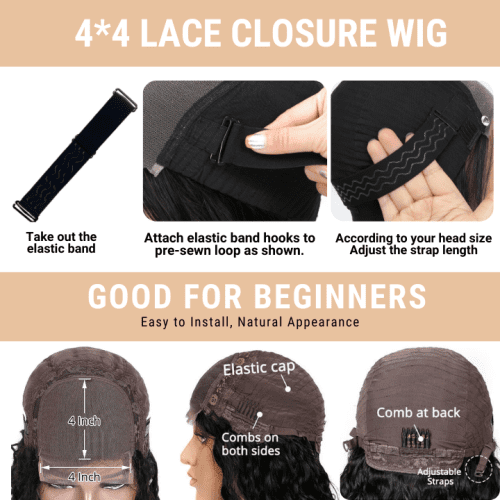 4x4laceclosurewig