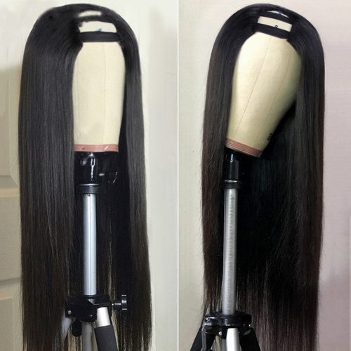 Amanda U Part Wig Straight Human Hair For Women Natural Wigs Human Hair Wig Brazilian Remy Human 6