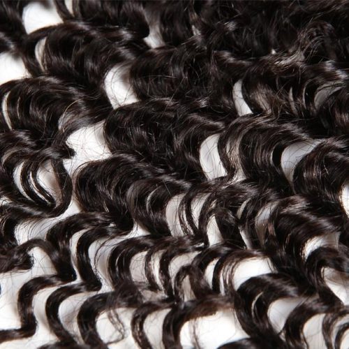 AmandaDeepWaveWeaveFrontalLaceClosureHumanHairExtensions134LaceFront100 RemiHumanHair 3