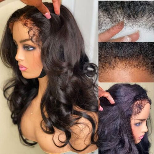 AmandaHairLaceWearGoGluelessLaceWigsHumanHairPrePlucked4CCurlyHairlineEdgesInvisibleBeginnerFriendlyWigCollection 2