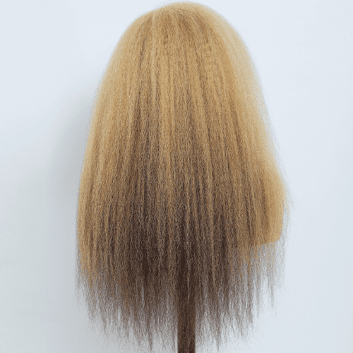 AmandaHairOmbreBolndeHumanHairKinkyStraight13x47x5HDLaceFrontWig