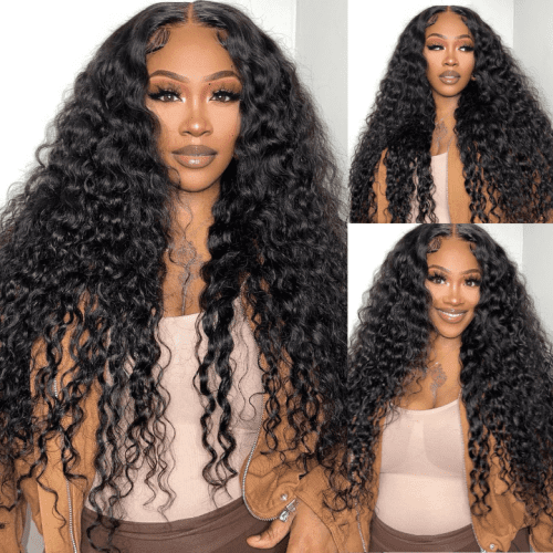 GluelessWaterWave134HDLaceFrontWigsTransparentLaceWigPluckedHairline AmandaHair 6add7a51 1634 4543 b08d 43dab7196c30