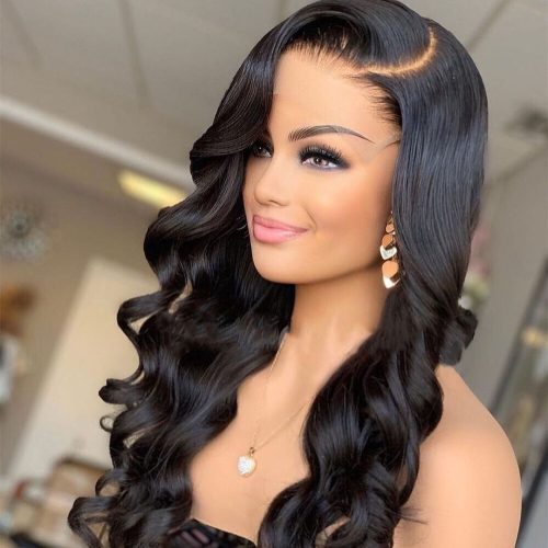 HD Transparent Lace Front Wigs Body Wave Human Hair Remy Hair 13 4 Lace Frontal