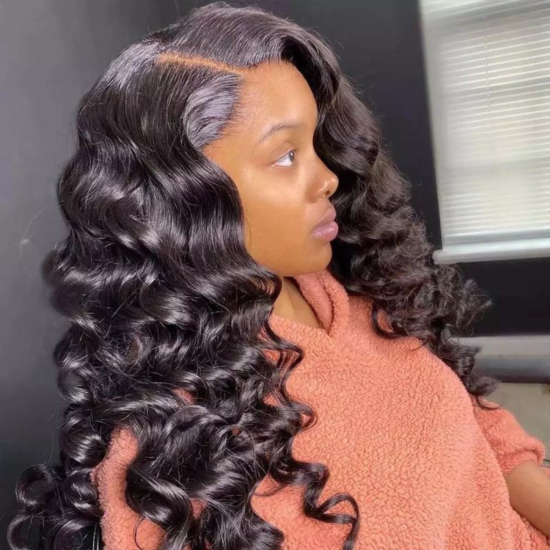 Hd Lace Frontal Wig 13x6 Loose Deep Wave Frontal Wig 30Inch Transparent Lace Wigs Preplucked Hairline jpg