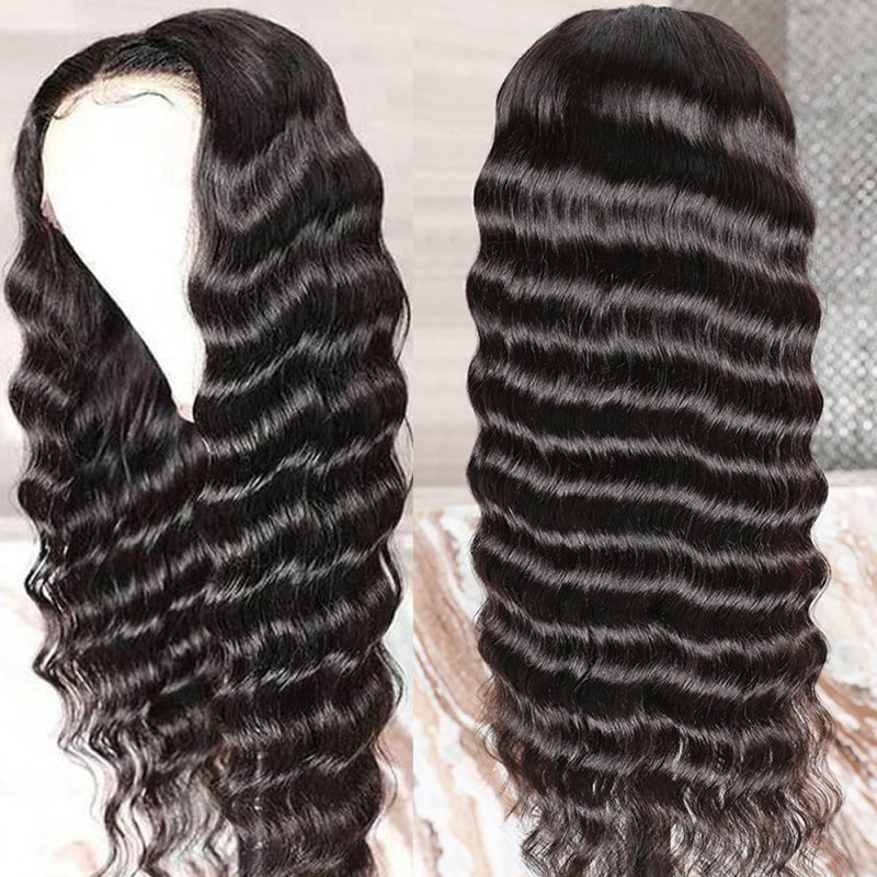 Loose Deep Wave Lace Front Wig Transparent Lace Wigs 13x4 Lace Frontal Human Hair Wigs for