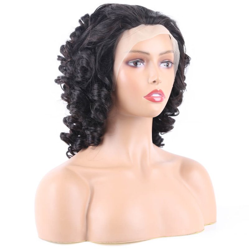 PrePluckedBouncyWandCurlHairTPartLaceFrontHumanHairWigBleachedKnots AmandaHair 19