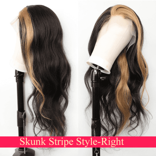 SkunkStripehumanHairwig2021120908