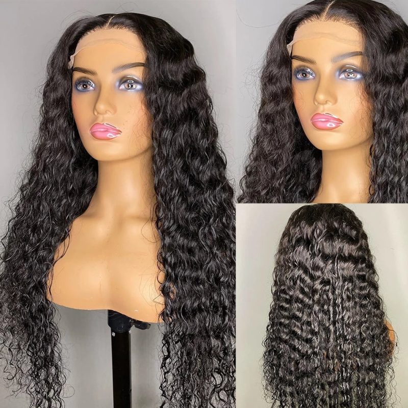 WaterWaveLaceFrontWigBrazilianRemy LaceFront HumanHair WigsPre Plucked250Density jpg