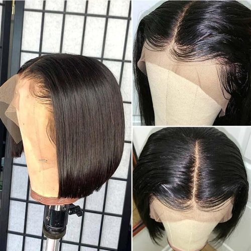 amanda hair short bob cut straight 13 4 4 4 lace front wigs virgin human hair pre plucked glueless wig3 d273ac79 8bef 442a b979 4482462ff44e