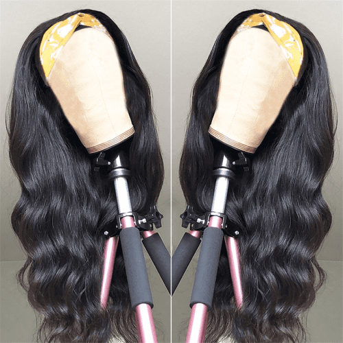 body wave headband wigs