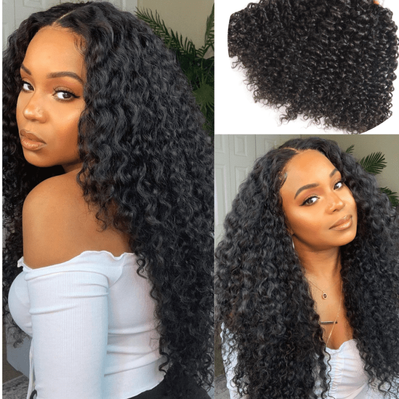 curly hair bundles with frontal 2