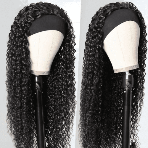 curly hair headband wig 2