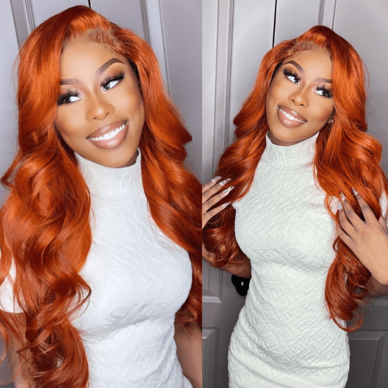 ginger colored wig