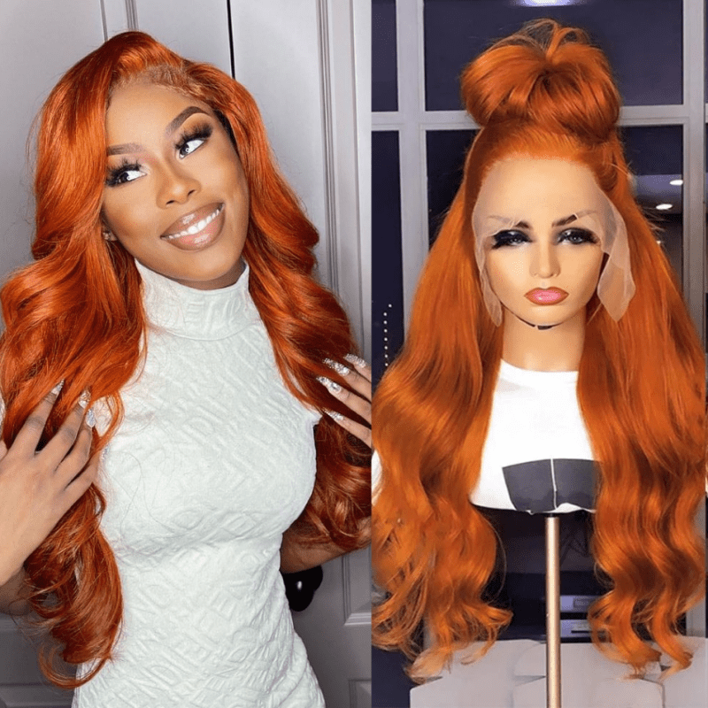 ginger colored wigs