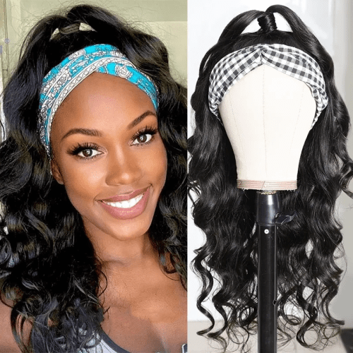 headband human hair wigs